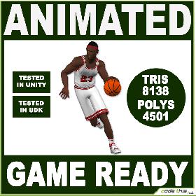 Black Basketball Player 8138 tris